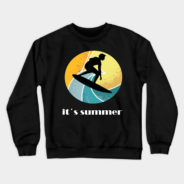 Surfing girl is the best windsurfing Crewneck Sweatshirt by KK-Royal